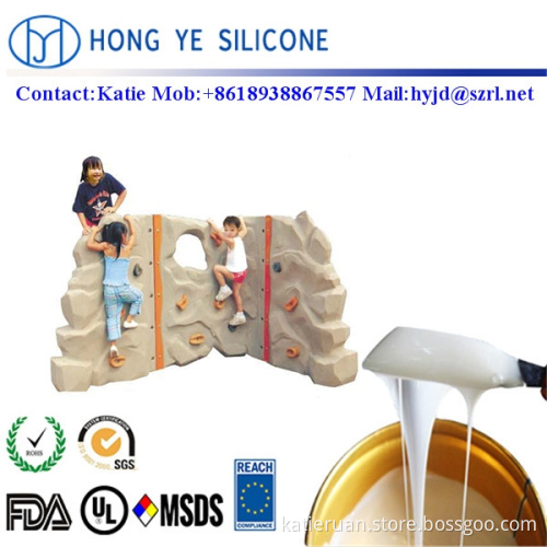 Liquid silicone rubber for climbing artificial stone molds making